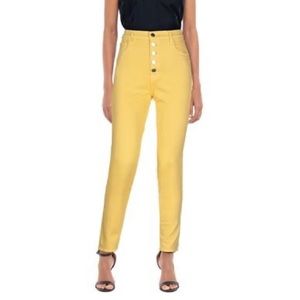 j Brand Lillie high rise crop skinny yellow 25